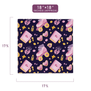 Sweetheart Loves Skating Funny Pattern Printed Pillow Case 18" x 18" Size