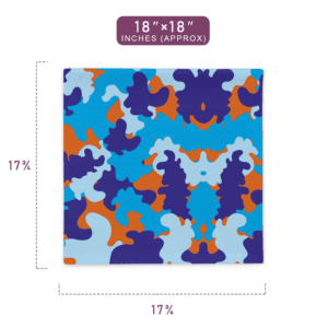 Brilliant Watercolor Pattern Printed Pillow Case 18" x 18" Size