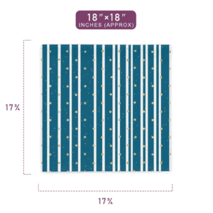 Gorgeous Blue and White Strips Pattern Printed Pillow Case 18" x 18" Size