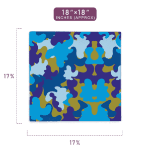 Glorious Colors Abstract Pattern Printed Pillow Case 18" x 18" Size