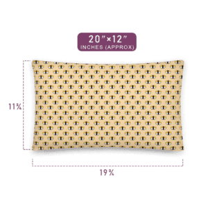 Cheers to Fun and Quirky Beer Cloud Pattern Printed Pillow 20" x 12" Size