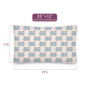 Incredible Sunglasses Pattern Printed Pillow 20" x 12" Size