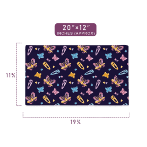 Delightful Butterfly Pattern Printed Pillow Case 20" x 12" Size