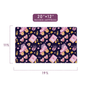 Sweetheart Loves Skating Funny Pattern Printed Pillow Case 20" x 12" Size
