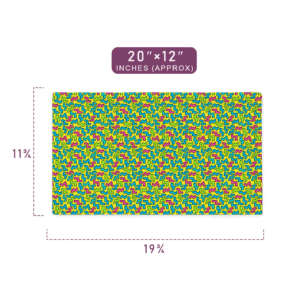 Colorful Fast Electric Shock Pattern Printed Pillow Case 20" x 12" Size