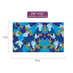 Glorious Colors Abstract Pattern Printed Pillow Case 20" x 12" Size