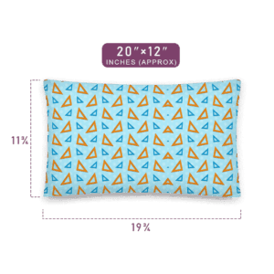 Exquisite Triangle Geometric Style Pattern Printed Pillow 20" x 12" Size