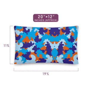 Brilliant Watercolor Pattern Printed Pillow 20" x 12" Size