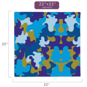 Glorious Colors Abstract Pattern Printed Pillow Case 22" x 22" Size
