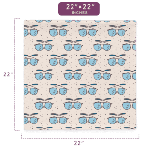Incredible Sunglasses Pattern Printed Pillow Case 22" x 22" Size