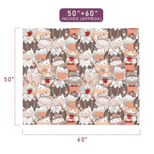 Boho Throw Blankets 50" x 60" Size