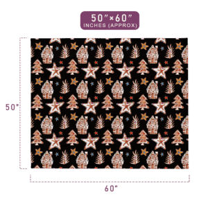 Awesome And Seamless Pattern Christmas Throw Blanket 50" x 60" Size