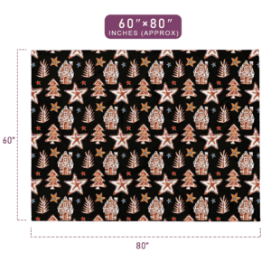 Awesome And Seamless Pattern Christmas Throw Blanket 60" x 80" Size