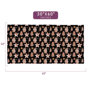 Awesome Winter Holiday Seamless Pattern Printed Towel 30″x60″ Size