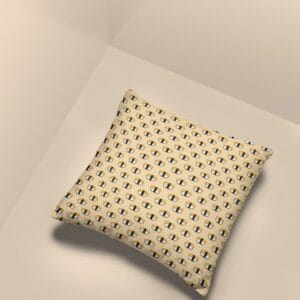 Cheers to Fun and Quirky Beer Cloud Pattern Printed Pillow