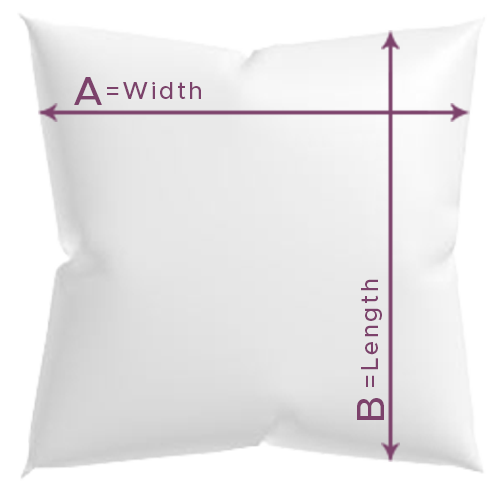 Pillow width and length