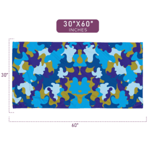 Glorious Colors Abstract Pattern Printed Towel 30"x60"