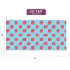 Delicious Pink Doughnut Pattern Printed Towel 30"x60"