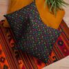 Colorful Spiral Pattern Printed Pillow Case