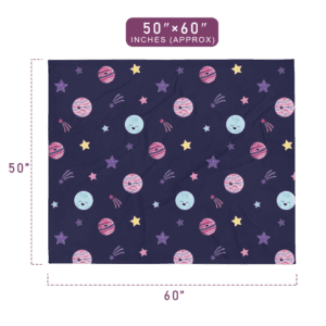 funny stars pattern blanket