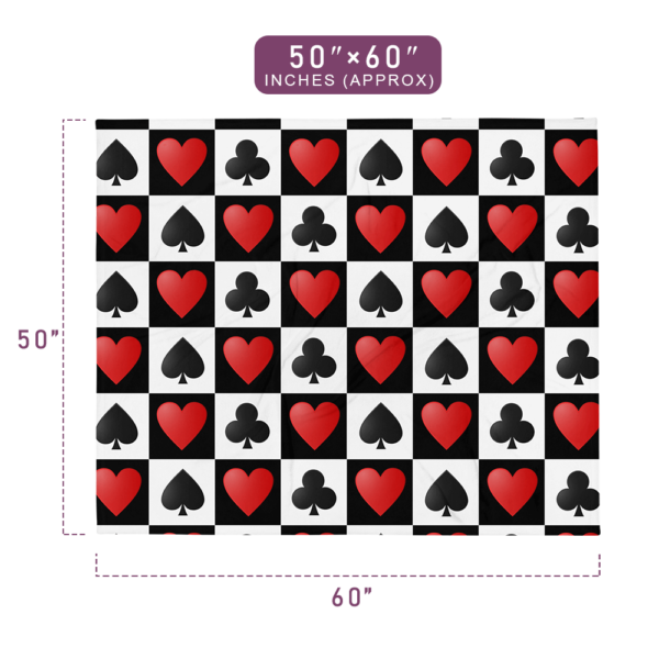 50"x60" Size Valentines Throw Blanket