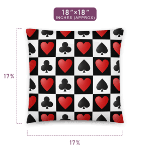 Valentines Throw Pillow black